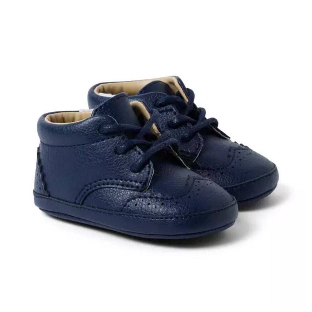 Janie & Jack Baby Wingtip Shoe in Merchant Marine Size 6/12 Months